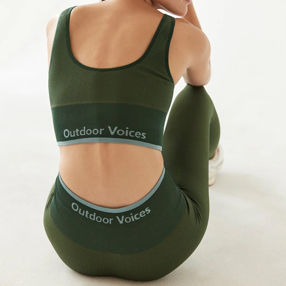 Outdoor Voices Seamless Rib Set